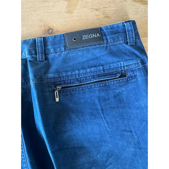 Zegna Sport Men's Blue Denim Pants Waist 44 - Picture 12 of 15